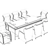 Online Bariya XL Garten-Essgruppe, beige/grau, Polyrattan/Glas, Tisch inkl. 8 verstellbare Sessel und Polster Polyrattan-Gartenmöbel|Garten-Essgruppen