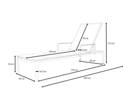 Discount Cairo M Gartenliegen 2er Set, silber/grau, Edelstahl/Textilene, schnelltrocknend, luftdurchlässig, rollbar Edelstahl-Gartenmöbel|Gartenliegen