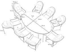 Online Livia Relax XL Garten-Essgruppe mit 8 Sesseln, grau, Polyrattan, ovaler Tisch, inkl. Kissen Garten-Essgruppen|Aluminium-Gartenmöbel