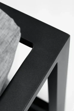 Outlet Matteo Corner Gartenlounge mit Feuertisch für 5 Personen, anthrazit/grau, Aluminium, inkl. Kissen & Hocker Gartenlounge|Aluminium-Gartenmöbel