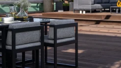 Outlet Ricardo Garten-Essgruppe für 6 Personen, anthrazit/grau, Alu/Glas, inkl. Tisch und Polster Garten-Essgruppen|Aluminium-Gartenmöbel