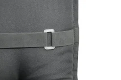 Outlet Comfort Stuhlauflage Hochlehner, anthrazit, Polyester, 120 x 50 x 7 cm Hochlehner-Auflagen