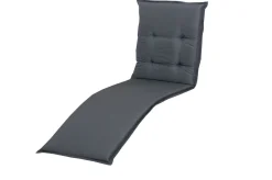 Online Relax Comfort Relaxsesselauflage, anthrazit, Polyester, 175 x 50 x 7 cm, inklusive Befestigungsbänder Gartenstühle & Gartensessel