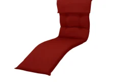 Hot Relax Style Relaxsesselauflage, bordeaux, Dralon, 175 x 50 x 7 cm, inklusive Befestigungsbänder Gartenstühle & Gartensessel
