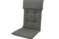 Best Stuhlauflage Hochlehner, grau, Dralon, 120x50x7cm, mit DuPont Teflon Markenimprägnierung Hochlehner-Auflagen
