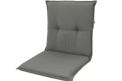 Online Stuhlauflage Niederlehner, grau, Dralon, 100x50x7cm, mit DuPont Teflon Markenimprägnierung Niedriglehner-Auflagen