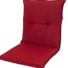 Clearance Stuhlauflage Niederlehner, bordeaux, Dralon, 100x50x7cm, mit DuPont Teflon Markenimprägnierung Niedriglehner-Auflagen