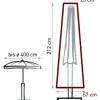 Discount Schutzhülle für Sonnenschirme Ø 250 - 400 cm, braun, Polyestergewebe, 212 x 57/18 cm, mit Zugband Schutzhüllen|Sonnenschirme