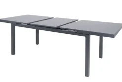 Outlet Alice Comfort Garten-Essgruppe, xerix, Alu/Textilene, Tisch 180/240x100cm, 6 Stapel-, 2 Klappstühle Garten-Essgruppen