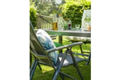 Best Alice Comfort Klappstuhl, xerix/anthrazit, Alu/Textilen Aluminium-Gartenmöbel|Gartenstühle & Gartensessel