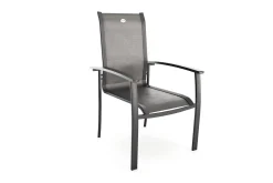 Outlet Alice Comfort Stapelsessel, xerix/anthrazit, Alu/Textilene, 68x65x107cm Gartenstühle & Gartensessel