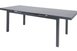 Outlet Alice Garten-Essgruppe, xerix, Alu/4x4 Textilen, Tisch 180/240x100cm, 6 Klappstühle Garten-Essgruppen