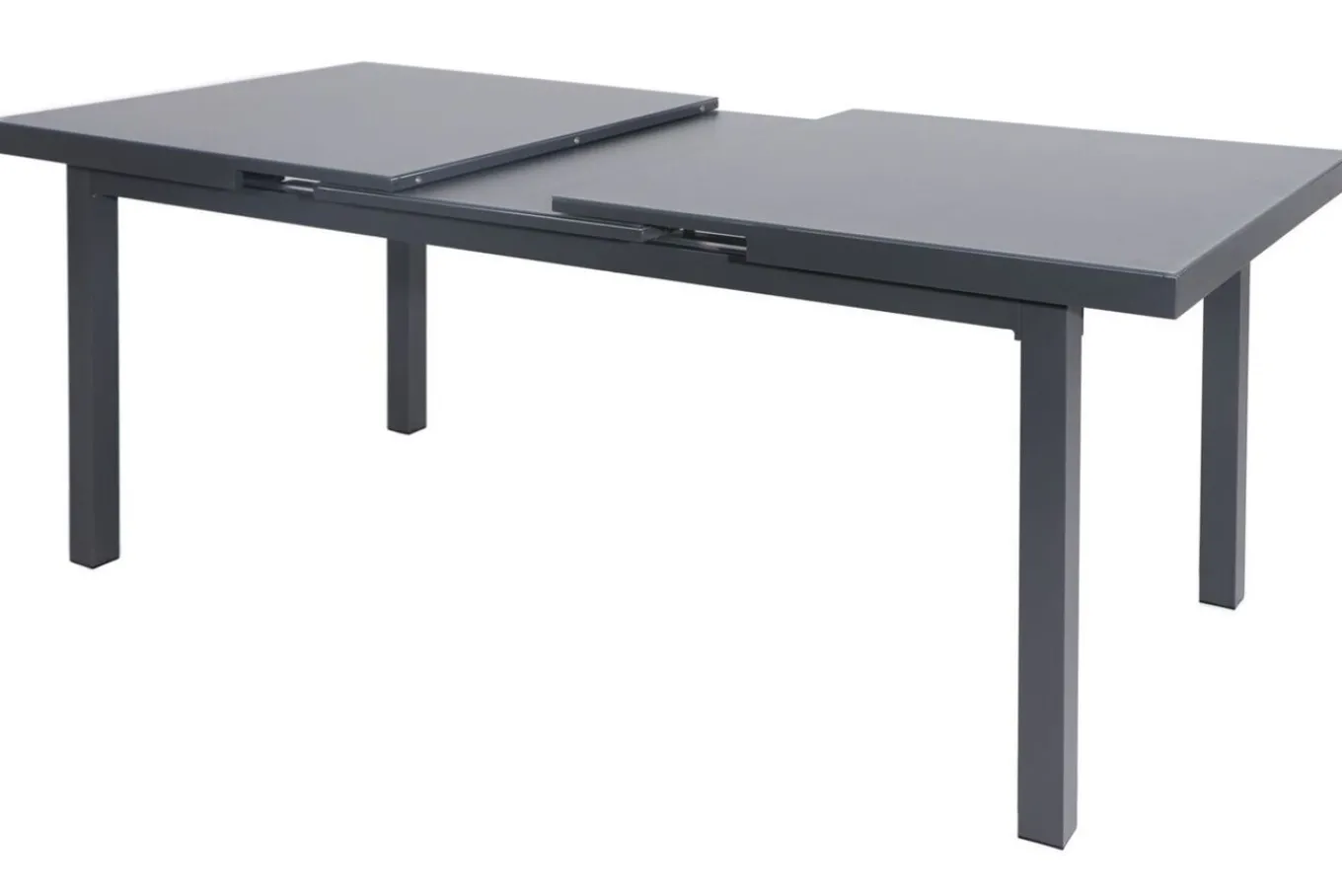 Outlet Alice Garten-Essgruppe, xerix, Alu/4x4 Textilen, Tisch 180/240x100cm, 6 Klappstühle Garten-Essgruppen
