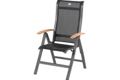 Discount Alice Garten-Essgruppe, xerix, Alu/4x4 Textilen, Tisch 180/240x100cm, 4 Stapel-, 2 Klappstühle Garten-Essgruppen|Aluminium-Gartenmöbel