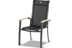 Discount Alice Garten-Essgruppe, xerix, Alu/4x4 Textilen, Tisch 180/240x100cm, 4 Stapel-, 2 Klappstühle Garten-Essgruppen|Aluminium-Gartenmöbel