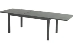 Outlet Garten-Essgruppe, xerix-anthrazit, Alu/HPL, 4x4 Textilen, 260/160x90 cm, 6 Personen Garten-Essgruppen