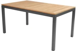 Sale Garten-Essgruppe, xerix-anthrazit, Alu/Teakholz, 210/150x90 cm, 8 Personen Garten-Essgruppen