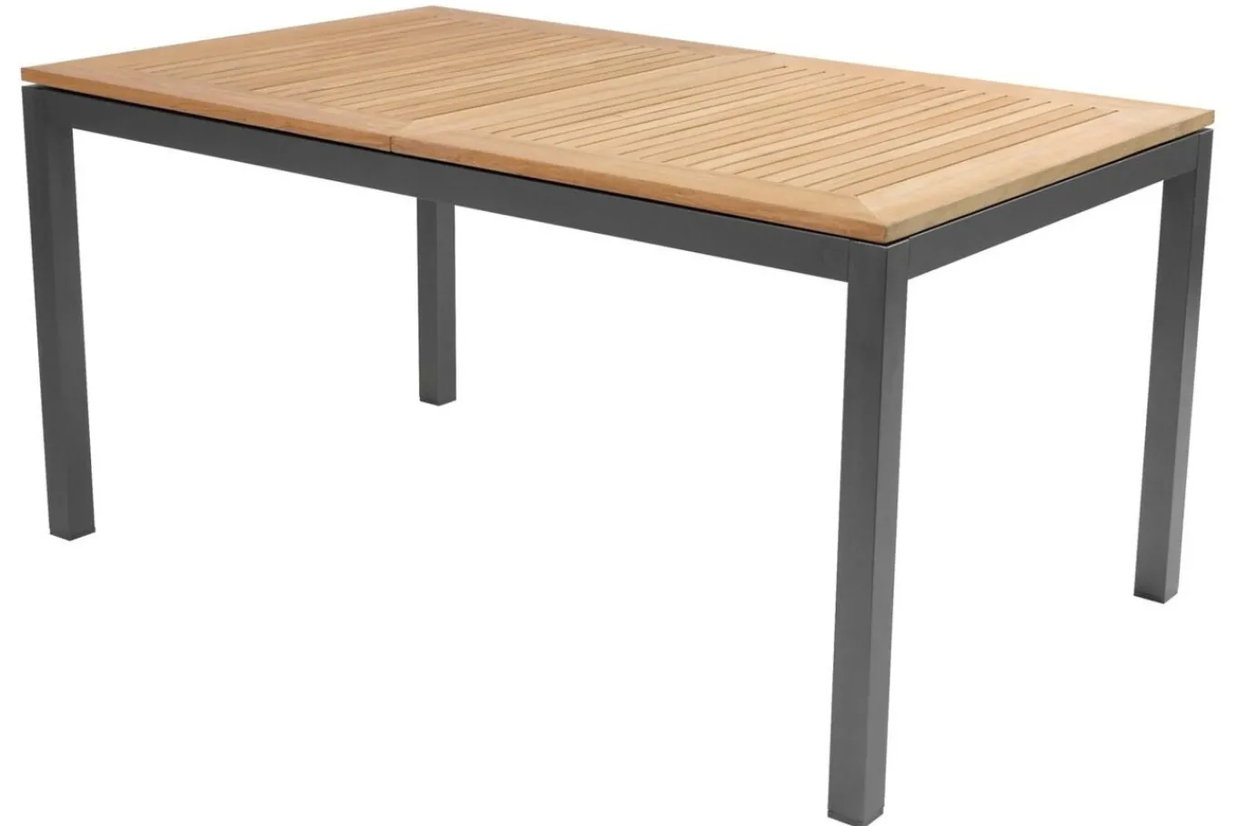 Sale Garten-Essgruppe, xerix-anthrazit, Alu/Teakholz, 210/150x90 cm, 8 Personen Garten-Essgruppen