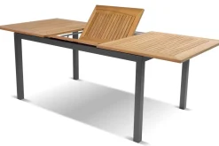 Sale Garten-Essgruppe, xerix-anthrazit, Alu/Teakholz, 210/150x90 cm, 8 Personen Garten-Essgruppen