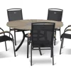 Sale Provence Esstisch, xerix/natur, Alu/Teak, Ø150cm, inkl. Eiskühler Gartentische