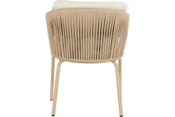 Sale Shades of Colour Sevilla Diningsessel, cappuccino/beige, Polyester/Rope-Geflecht, 63 x 57 x 75 cm, inkl. Polster Gartenstühle & Gartensessel|Rope-Gartenmöbel