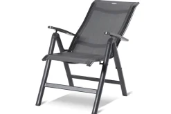 Outlet Sondermodell Xanadu / Alice Comfort Garten-Essgruppe, xerix/anthrazit, Alu/Glaskeramik, 6 Klappstühle, 220/280x100cm Garten-Essgruppen