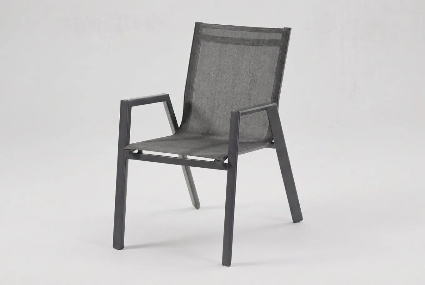 Discount Sondermodell Xanadu / Aruba Garten-Essgruppe, xerix/anthrazit, Alu/Glaskeramik, 6 Stapelsessel, 220/280x100cm Garten-Essgruppen|Aluminium-Gartenmöbel