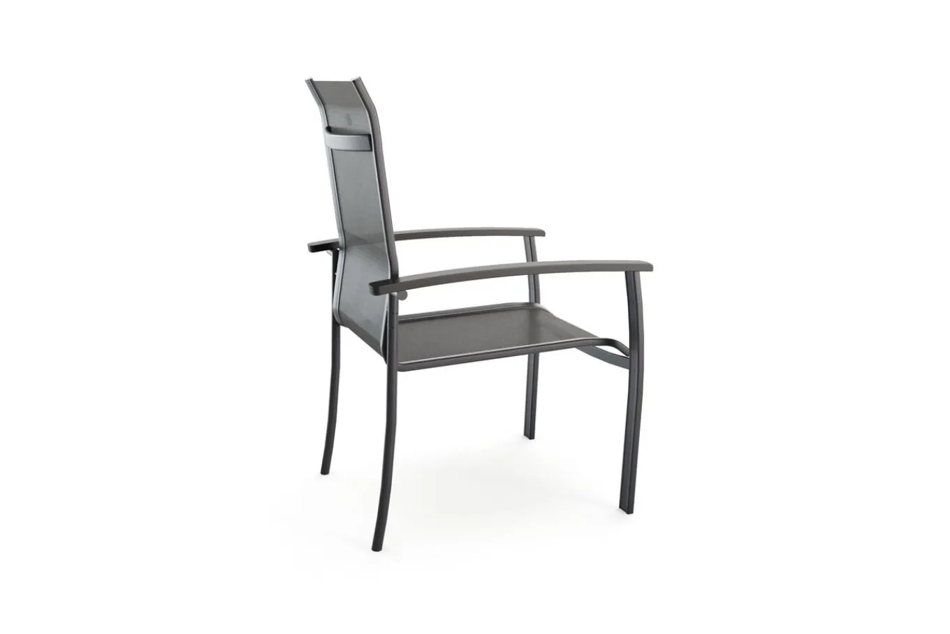 Sale Sondermodell Xanadu / Alice Comfort Set, xerix/anthrazit, Alu/Glaskeramik, 6 Stapelsessel, 220/280x100cm Garten-Essgruppen|Aluminium-Gartenmöbel