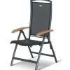 Hot Sondermodell Yasmani/Raffaelo Garten-Essgruppe, xerix, Alu/Teakholz, 240x100cm, 8 Klappstühle Garten-Essgruppen