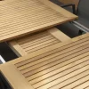 Best South Wales Ausziehtisch, xerix/natur, Alu/Teak, 150/210x90cm, mit Synchronauszug Gartentische