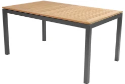 Best South Wales Ausziehtisch, xerix/natur, Alu/Teak, 150/210x90cm, mit Synchronauszug Gartentische
