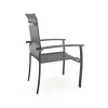 Discount Tanger/Alice Comfort Garten-Essgruppe, xerix/grey wood, Aluminium/Keramik, 168x105cm, 4 Stapelsessel Garten-Essgruppen|Aluminium-Gartenmöbel