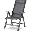 Clearance Xanadu / Alice Comfort Garten-Essgruppe, xerix/anthrazit, Alu/Teakholz, 6 Klappstühle, 220x100cm Garten-Essgruppen
