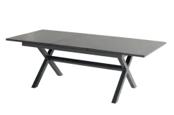 Discount Xanadu / Alice Garten-Essgruppe, xerix, Alu/Textilene/Glaskeramik, 6 Klappstühle, 160/220x100cm Garten-Essgruppen|Aluminium-Gartenmöbel