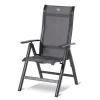 Online Xanadu / Alice Garten-Essgruppe, xerix, Alu/Textilene/Glaskeramik, 2 Stapelsessel, 6 Klappstühle, 160/220x100cm Garten-Essgruppen|Aluminium-Gartenmöbel