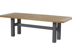 Best Yasmani Garten-Essgruppe mit 6 Sesseln, xerix/anthrazit, Alu/Textilene, ausziehbar & klappbar, pflegeleicht, witterungsbeständig Garten-Essgruppen|Aluminium-Gartenmöbel