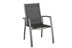 Altura 6er-Set Stapelsessel, Exlusivmodell, anthrazit/anthrazit, 0302102-7100 Aluminium-Gartenmöbel|Gartenstühle & Gartensessel
