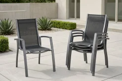 Online Altura 4er-Set Stapelsessel, anthrazit/anthrazit, 0302102-7100 Gartenstühle & Gartensessel