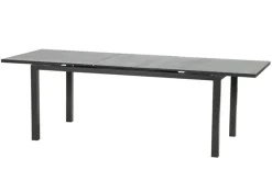 Discount Altura Garten-Essgruppe, anthrazit/anthrazit, Alu/Textilene, 180/240x90cm, 6 Klappstühle Garten-Essgruppen|Aluminium-Gartenmöbel