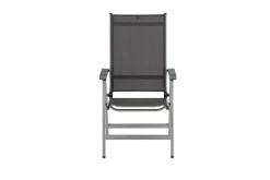 New BasicPlus Garten-Essgruppe, 6 Personen, ausziehbar, 180-240cm, Alu/Textilene, Klappstühle Garten-Essgruppen
