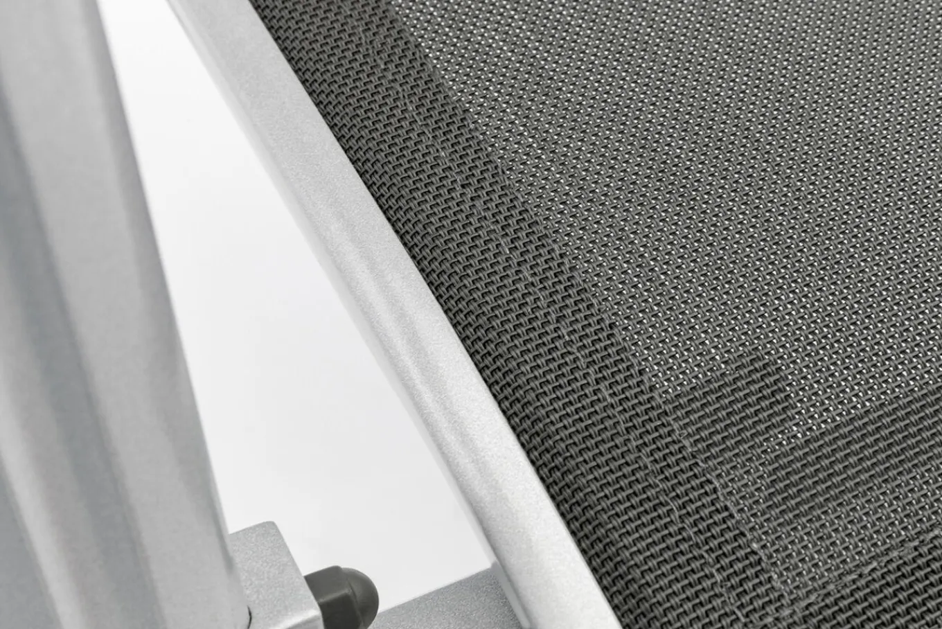 Best BasicPlus Garten-Essgruppe, silber / anthrazit, Alu / Spraystone / Textil, Tisch 180/280x100cm, 8 Stapelsessel Garten-Essgruppen