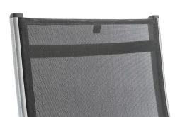 Outlet BasicPlus Garten-Essgruppe, silber, Alu/Textilene, Tisch 180/240x100cm, 6 Stapel-, 2 Klappstühle Garten-Essgruppen