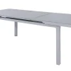 Hot BasicPlus Garten-Essgruppe, 6 Personen, ausziehbar, 180-240cm, Alu/Textilene, Stapelsessel Garten-Essgruppen