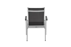 Hot BasicPlus Garten-Essgruppe, 6 Personen, ausziehbar, 180-240cm, Alu/Textilene, Stapelsessel Garten-Essgruppen