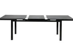 Best BasicPlus Garten-Essgruppe, anthrazit, Alu/Textilene, Tisch 180/240x100cm, 8 Stapelsessel Garten-Essgruppen|Aluminium-Gartenmöbel
