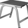 Hot BasicPlus Hocker, silber/anthrazit, Alu/Textilene, 0301203-0000 Gartenstühle & Gartensessel