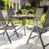 New BasicPlus Klappstuhl, anthrazit, Alu/Textilene, 0301201-7000 Aluminium-Gartenmöbel|Gartenstühle & Gartensessel