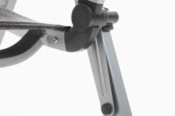 Discount BasicPlus Padded Klappstuhl, silber/anthrazit, Alu/Textilene, 0301201-9000, verstellbare Rückenlehne Aluminium-Gartenmöbel|Gartenstühle & Gartensessel