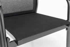 BasicPlus Premium, anthra/lakritz, Alu/Outdoorgewebe, 6x Stapelsessel (0102405-7000) Garten-Essgruppen|Aluminium-Gartenmöbel