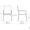 Sale Basic Plus Premium Stapelsessel, silber/lakritz, Alu/Outdoorgewebe, 0102405-0000 Gartenstühle & Gartensessel